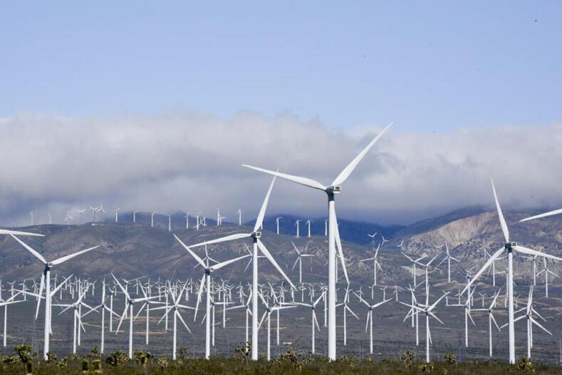 Wind turbines near Palm Springs.